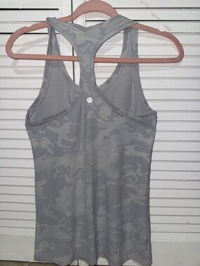 lululemon tank top athletica Gray Camo Racerback Tank